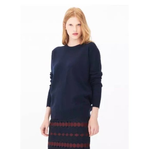 Sandro Wool Cashmere Crossover Back Anita Sweater - Picture 1 of 11